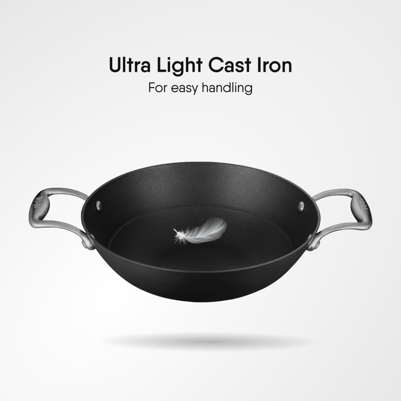 Stahl Artisan Triply Blacksmith Cast Iron Kadhai
