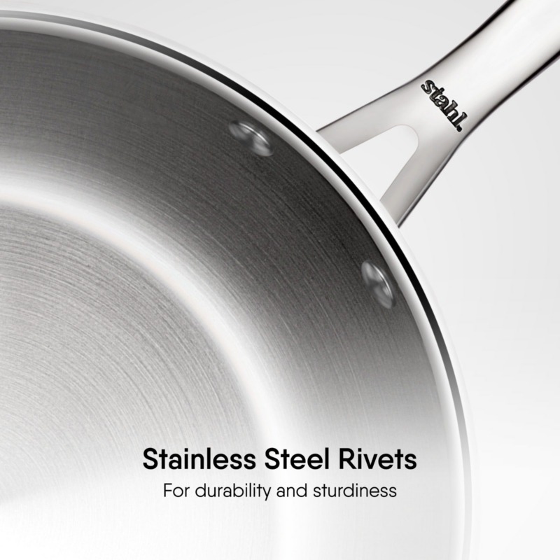 Stahl Artisan Triply Frypan With Lid