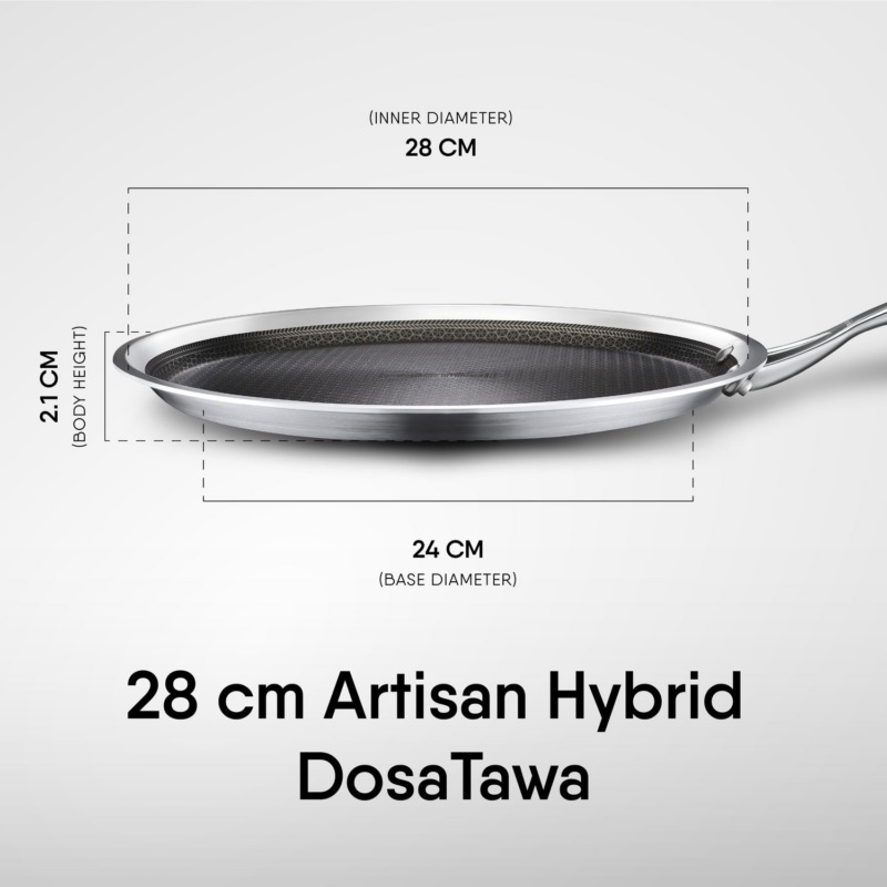 Stahl Artisan Triply Hybrid Dosa Tawa