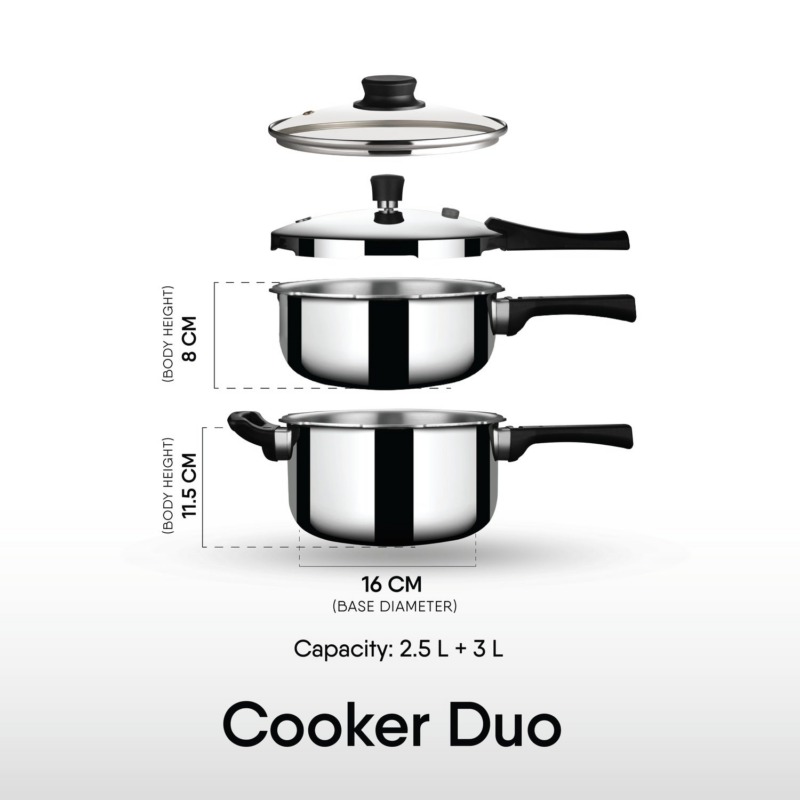 Stahl Combi Cooker 2.5 Plus 3.0 G Lid Small