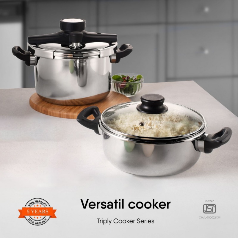 Stahl Versatil Stainless Steel Pressure Cooker