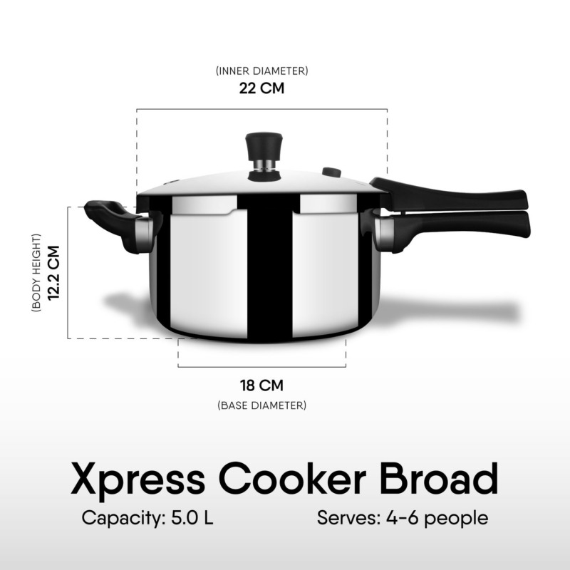 Stahl Xpress Stainless Steel Pressure Cooker