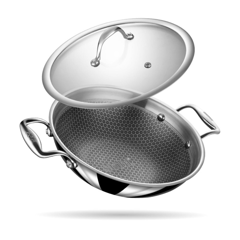 Stahl Artisan Triply Hybrid Kadhai With Lid