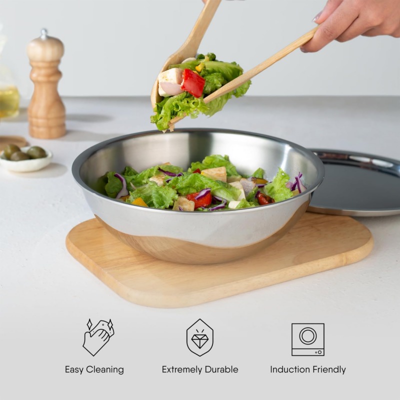 Stahl Artisan Triply Tasla With Lid