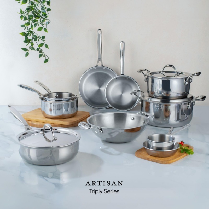 Stahl Artisan Triply Tope With Lid
