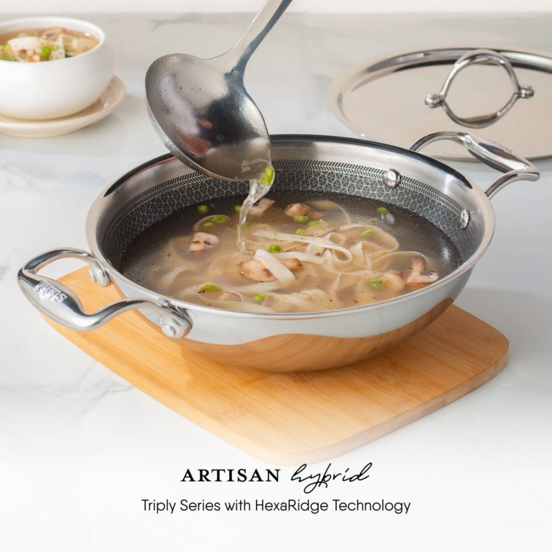 Stahl Artisan Triply Hybrid Kadhai With Lid