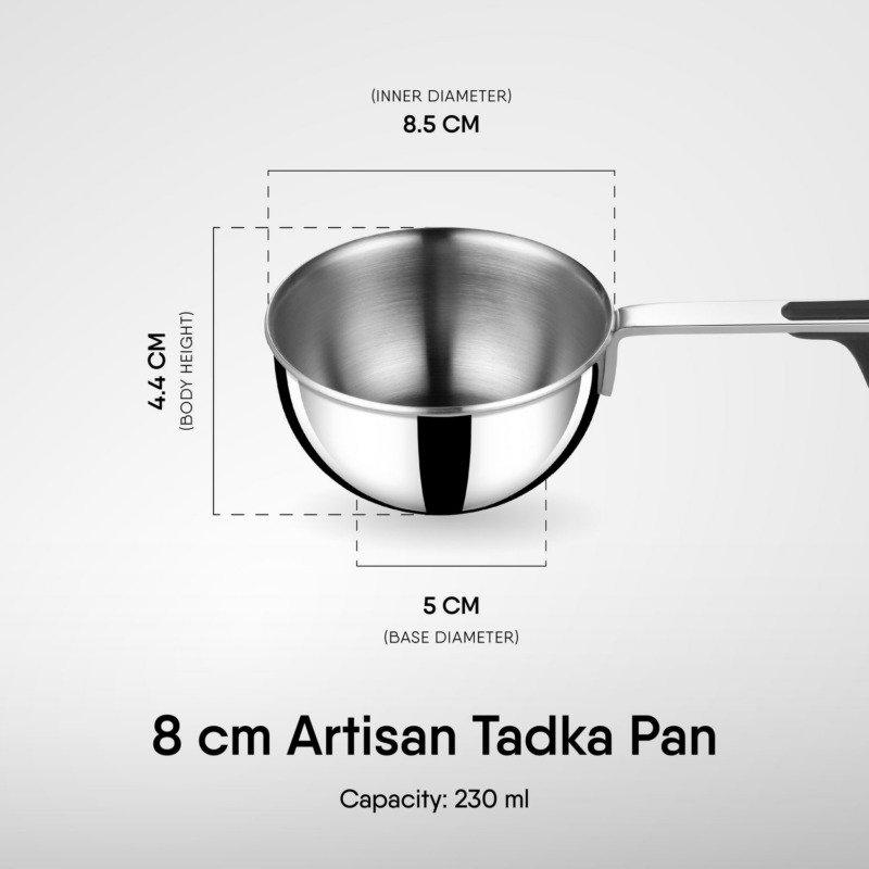 Stahl Artisan Triply Tadka Pan (Wagaria)