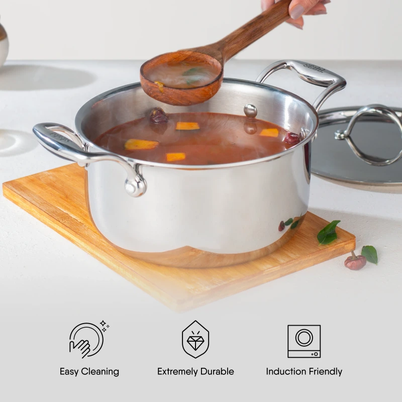 Stahl Artisan Triply Casserole With Lid