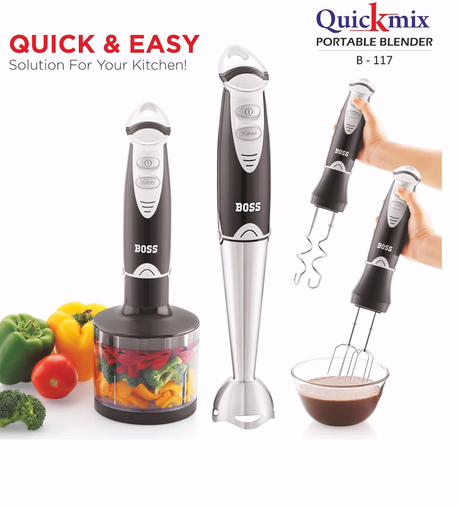 Boss B117 Quickmix Portable Hand Blender