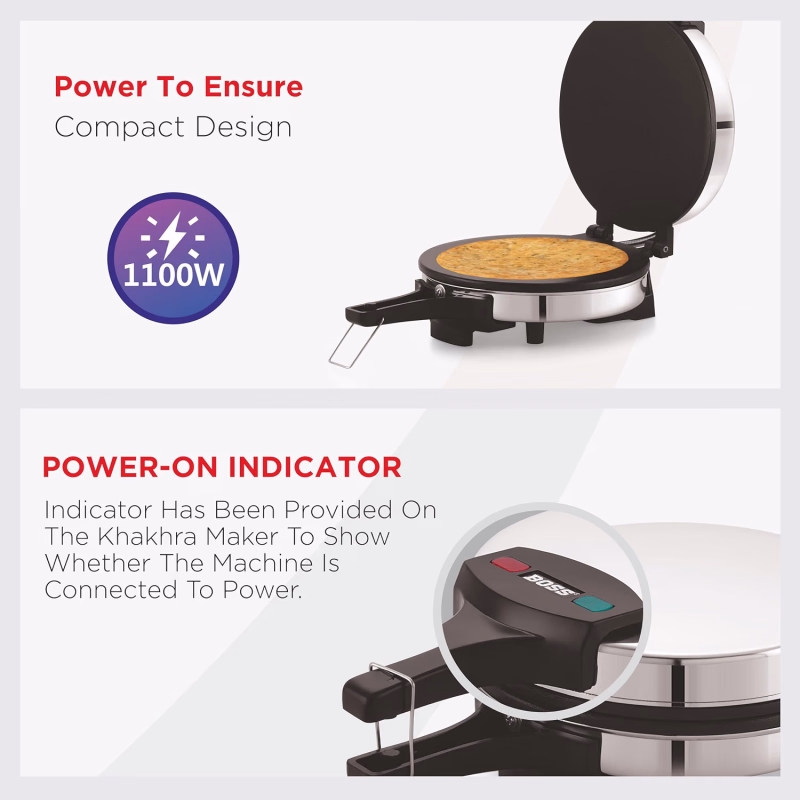 Boss B514 Munch Khakhra Maker 1100W