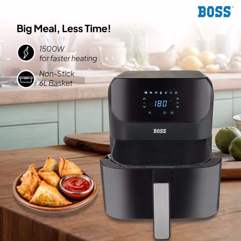 Boss B552 Aerofry Digital Air Fryer 6L 1500W