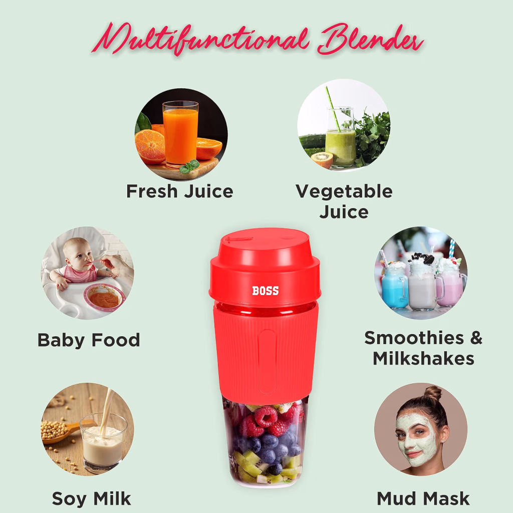 Boss B711 Portable USB Blender (Rechargeable)
