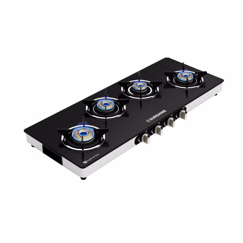 Sunshine Alfa Olympic Long 4 Burner Gas Stove