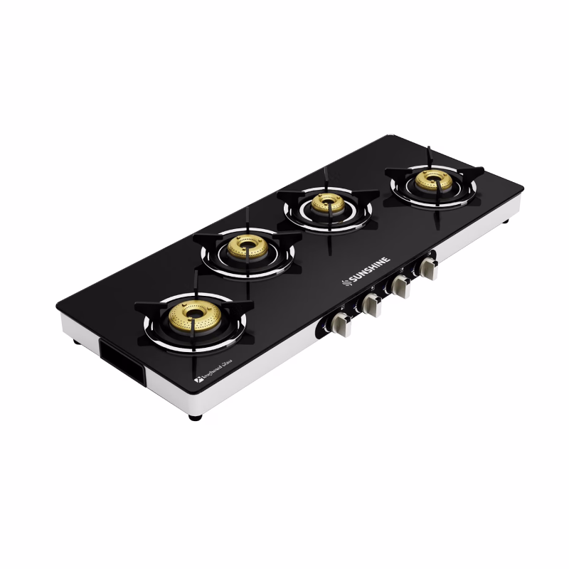 Sunshine Alfa Olympic Long 4 Burner Gas Stove