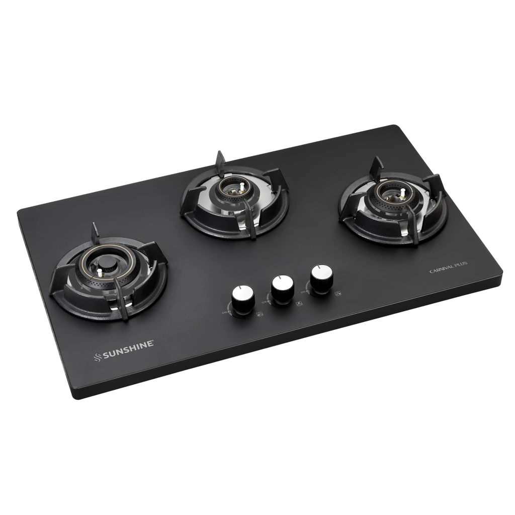 Sunshine Carnival Plus Matte 3 Burner Auto-Ignition Hob