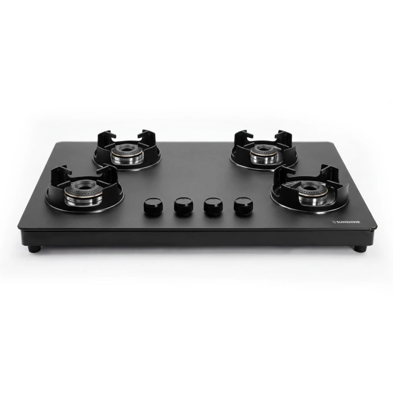 Sunshine Defender 4 Burner Glass Hob-Top Gas Stove