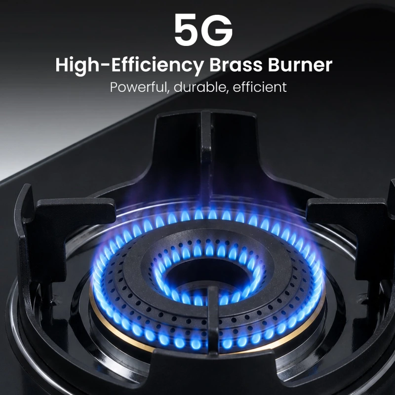 Sunshine Defender 4 Burner Glass Hob-Top Gas Stove