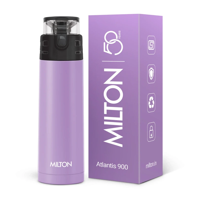 Milton Atlantis Thermosteel Bottle 350 ml Purple