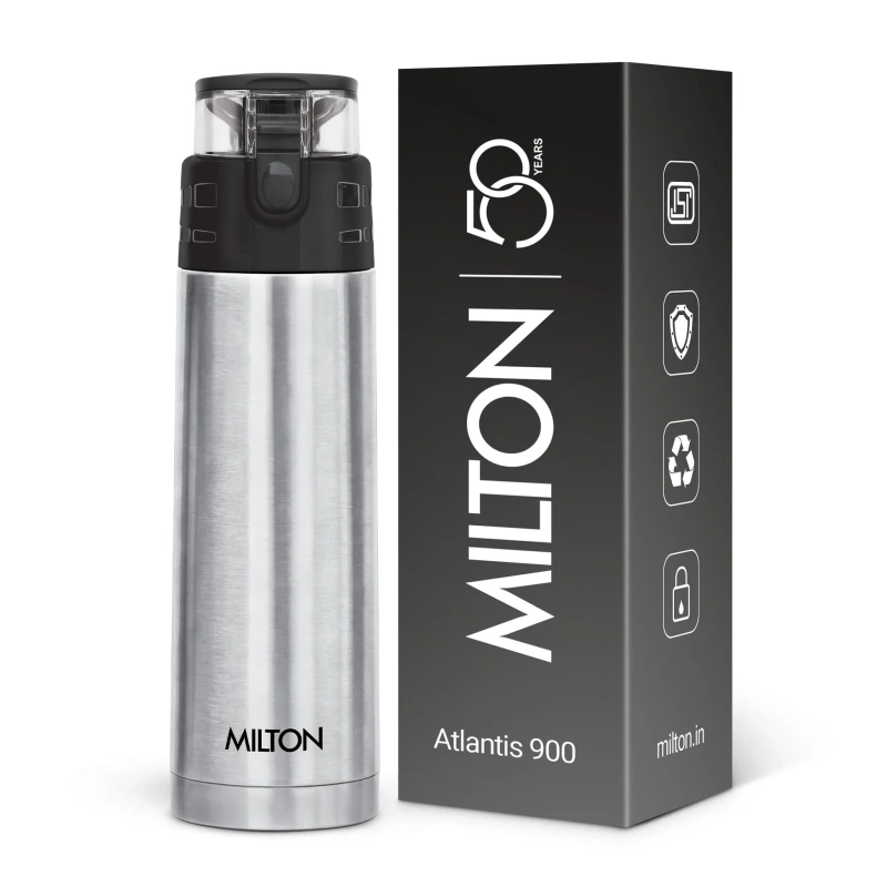Milton Atlantis Thermosteel Bottle 350 ml Silver