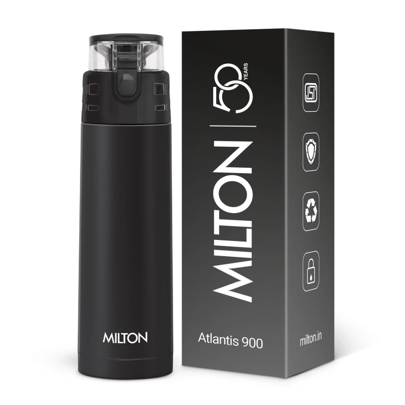 Milton Atlantis Thermosteel Bottle 750 ml Black
