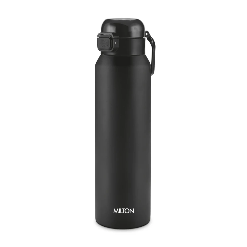 Milton Dual Flow Thermosteel Bottle 900 ml Black