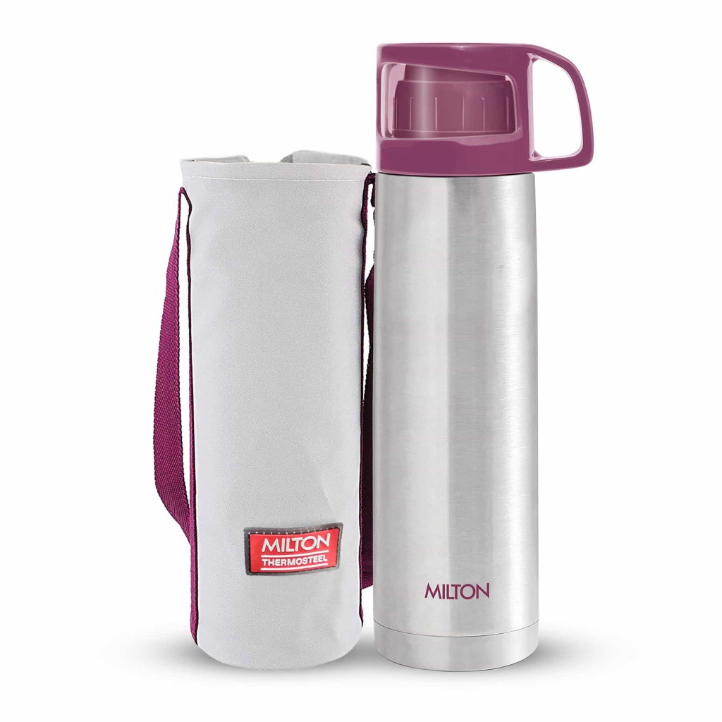 Milton Glassy Thermosteel Flask 750 ml Purple