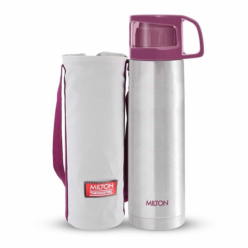 Milton Glassy Thermosteel Flask 750 ml Purple